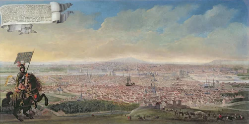 Gesamtansicht von Paris vom Faubourg Saint-Jacques, ca. 1640